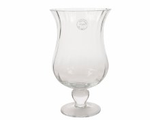 glass vase on foot optic mout
