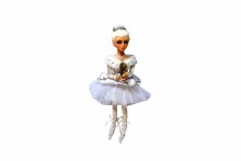 12" Ballerina Silver White