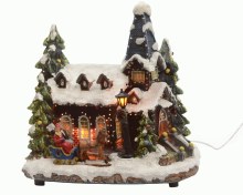 LED fib opt Xmas church in GB