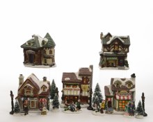 LED village set shop bo theme