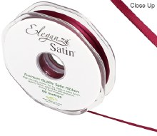 Double Faced Satin 3mm Burgundy