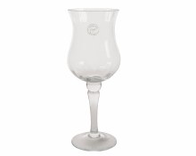 glass vase on high foot optic