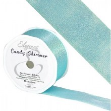 Candy Shimmer Metallic Ribbon Ice Blue 38mmx10m