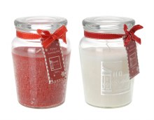 JAR GLASS WITH WAX 10X15CM