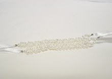 Dressup Beads w/Diamante Ivory