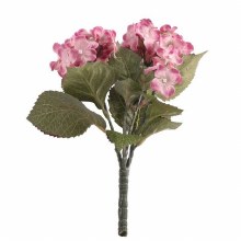 Artificial Hydrangea Bush Small Pink 20cm