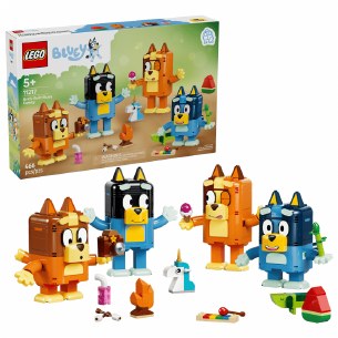 Brick-Built Bluey Family