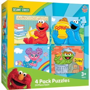 Sesame Street 4 PackM PUZZLE