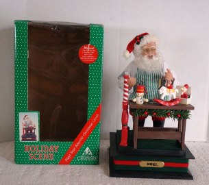 Vintage Santa Claus Scene