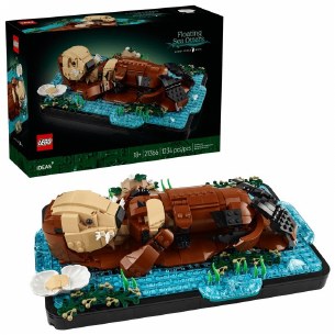 Floating Sea Otters