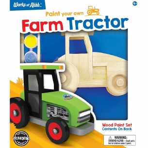 Farm Tractor Wood Craft& Paint