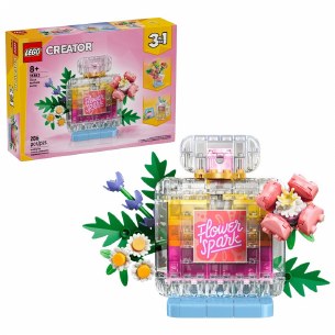 Floral Decor Perfume Bottle
