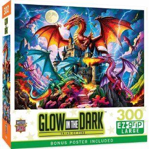 Glow in the Dark Triad of Fire