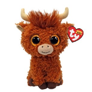 TY ALFIE HIGHLAND COW BROWN
