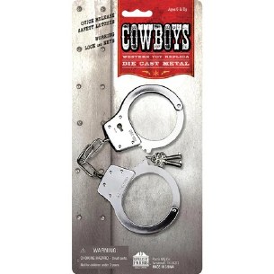 METAL HAND CUFFS W/ KEYS
