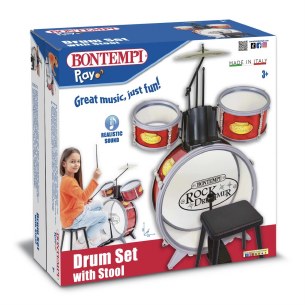 Drum set 4 pcs with stool