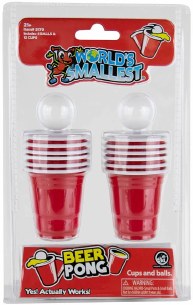 WORLDS SMALLEST BEER PONG