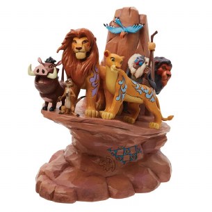 Lion King Carved in Stone
