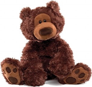 PHILBIN BEAR CHOCOLATE 12 INCH
