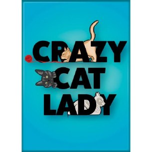 WITA CAT LADY MAGNET