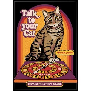 STEVEN RHODES CAT MAGNET