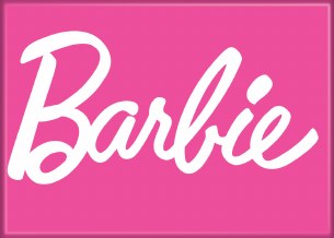 BARBIE LOGO MAGNET