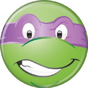 TMNT DONATELLO FACE PIN