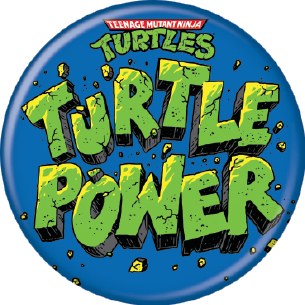 TMNT TURTLE POWER PIN