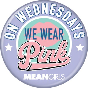 MG WEDNESDAYS WE WEAR PINK PIN