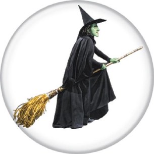 WIZARD OF OZ WW ON WHITE PIN
