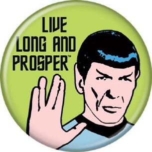 STAR TREK LIVE LONG PIN