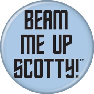 STAR TREK BEAM ME UP PIN