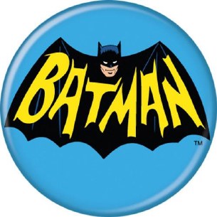 BATMAN LOGO BLUE PIN