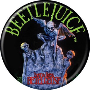 BEETLEJUICE TOMBSTONE PIN