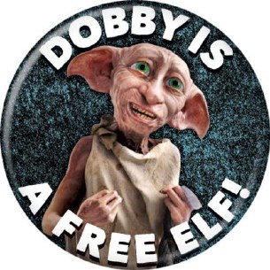 HP DOBBY IS A FREE ELF PIN