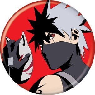 NARUTO KAKASHI ON RED PIN