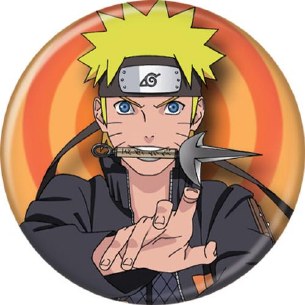 NARUTO ON ORANGE PIN