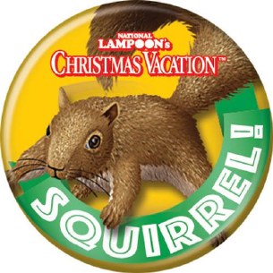 XMAS VACATION SQUIRREL PIN