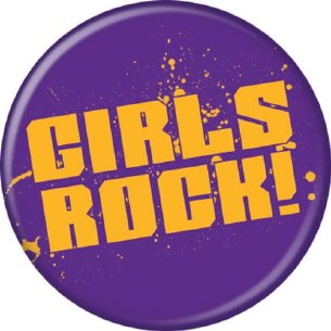 GIRLS ROCK BUTTON