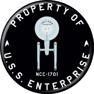 STAR TREK S1 PROPERTY OF PIN