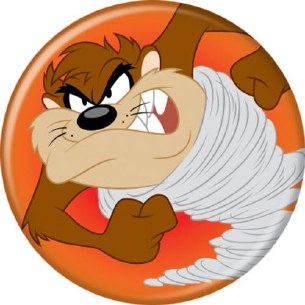 LOONEY TUNES TAZ PIN