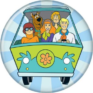 SCOOBY DOO THE GANG IN VAN PIN