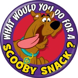 SCOOBY DOO SCOOBY SNACK PIN