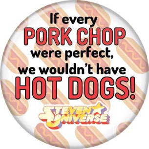 STEVEN UNIVERSE PORK CHOP PIN