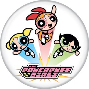 POWERPUFF GIRLS WHITE PIN
