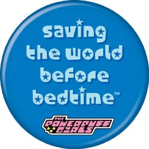 PPG SAVING THE WORLD QOUTE PIN