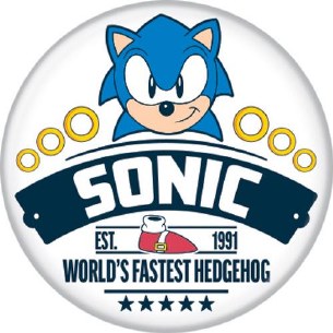 SONIC WORLDS FINEST PIN