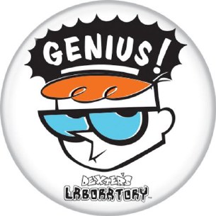 DEXTER'S LAB GENUIS PIN