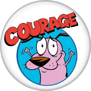 COURAGE THE COWARDLY DOG PIN