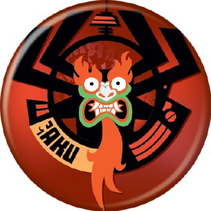 SAMURAI JACK AKU RED PIN